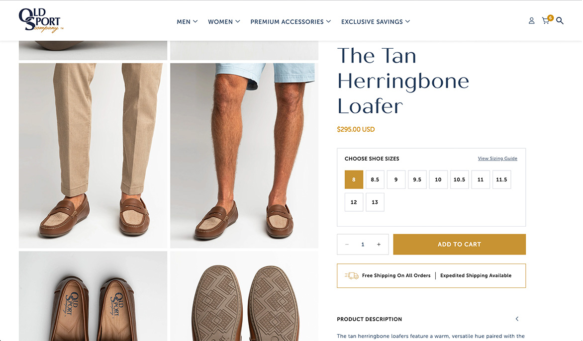 Old Sport Product Page