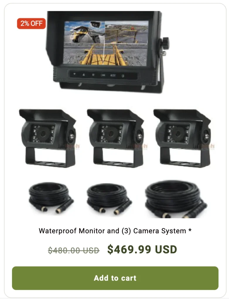 Product card displaying the correct percentage discount using Liquid in Shopify.