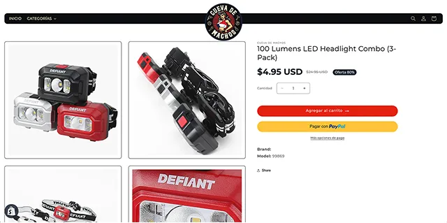 Cueva de Machos - Product Page