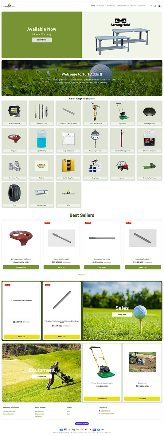 TurfAddict HomePage - Cover Image