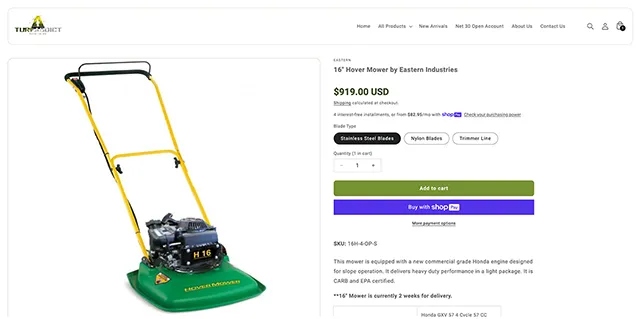 TurfAddict - Product Page Image