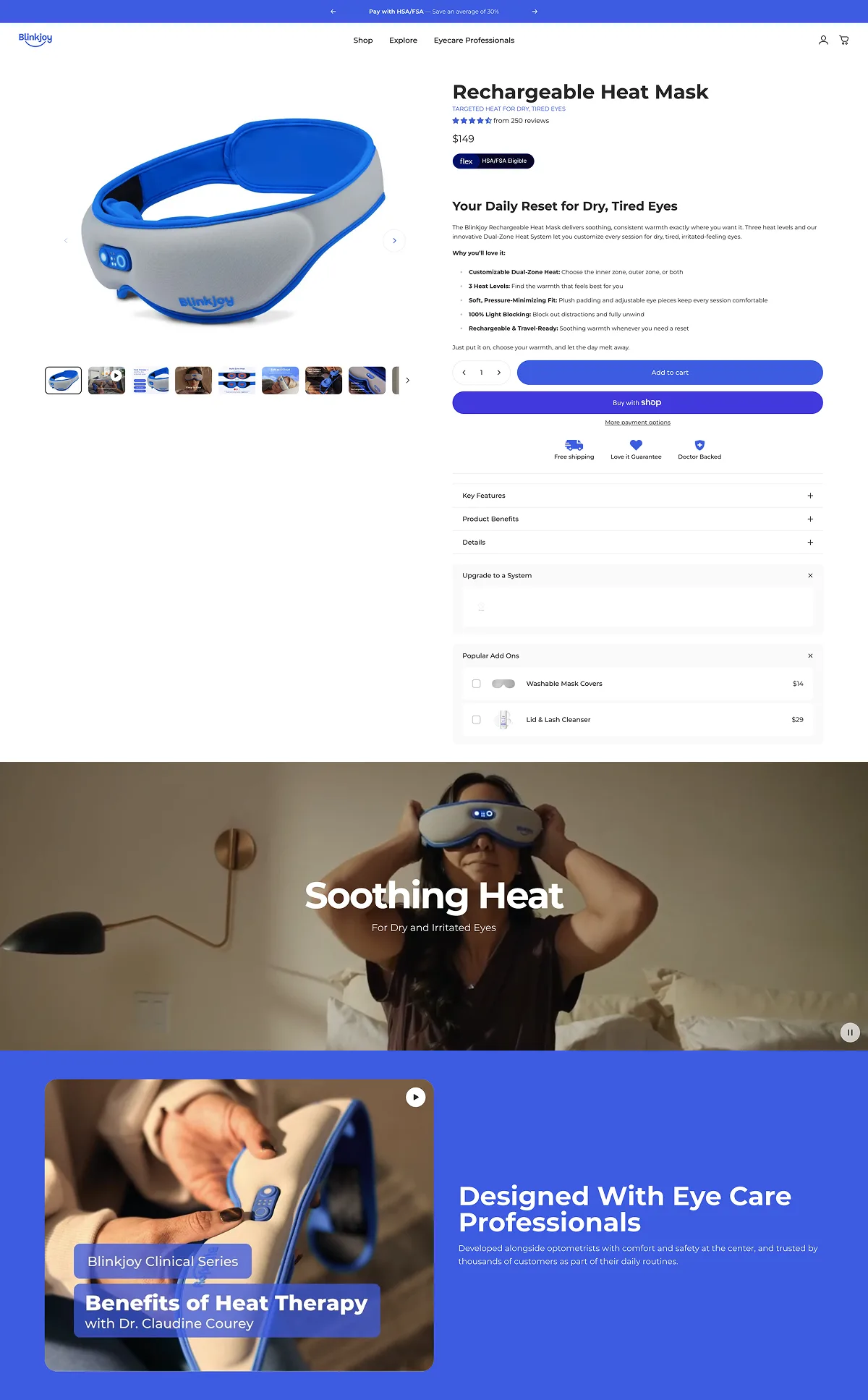 Blinkjoy - PDP (Product page) improvements, CRO, UX, Figma to Liquid, Shopify development